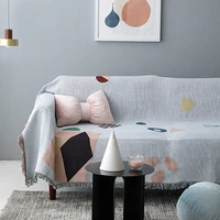 nordic slipcover cobertor sofa throw blanket multifunction wonderland decor bed non slip stitching soft all match sheet blankets