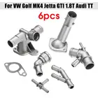 Фланец охлаждающей жидкости для VW Golf MK4 Jetta GTI 1,8 T 2000-2005, Audi TT 2000-2002, 6 шт.