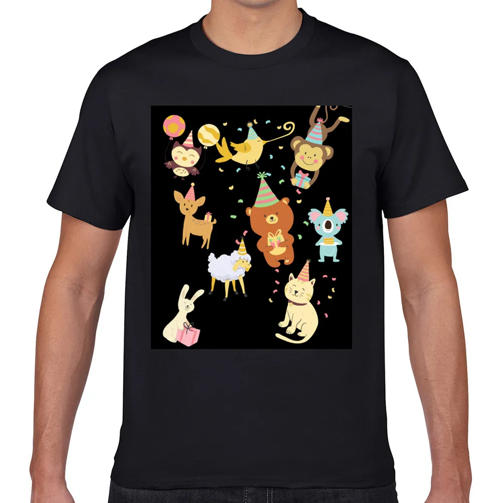 

Tops T Shirt Men happy new year 2021 Vogue Vintage Geek Short Male Tshirt fa006