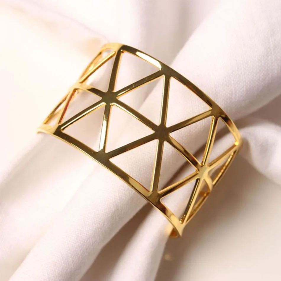 4 шт. классические кольца простые модели колец Пряжка для салфеток держатель