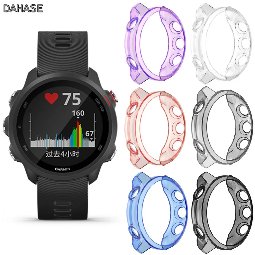 Мягкий чехол из ТПУ для Garmin Forerunner 245/245M защитный смарт-часов | Наручные часы
