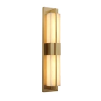 natural marble led wall light contemporary luxury classic goldblack copper wall sconces for hotel bedroom bedside corridor deco