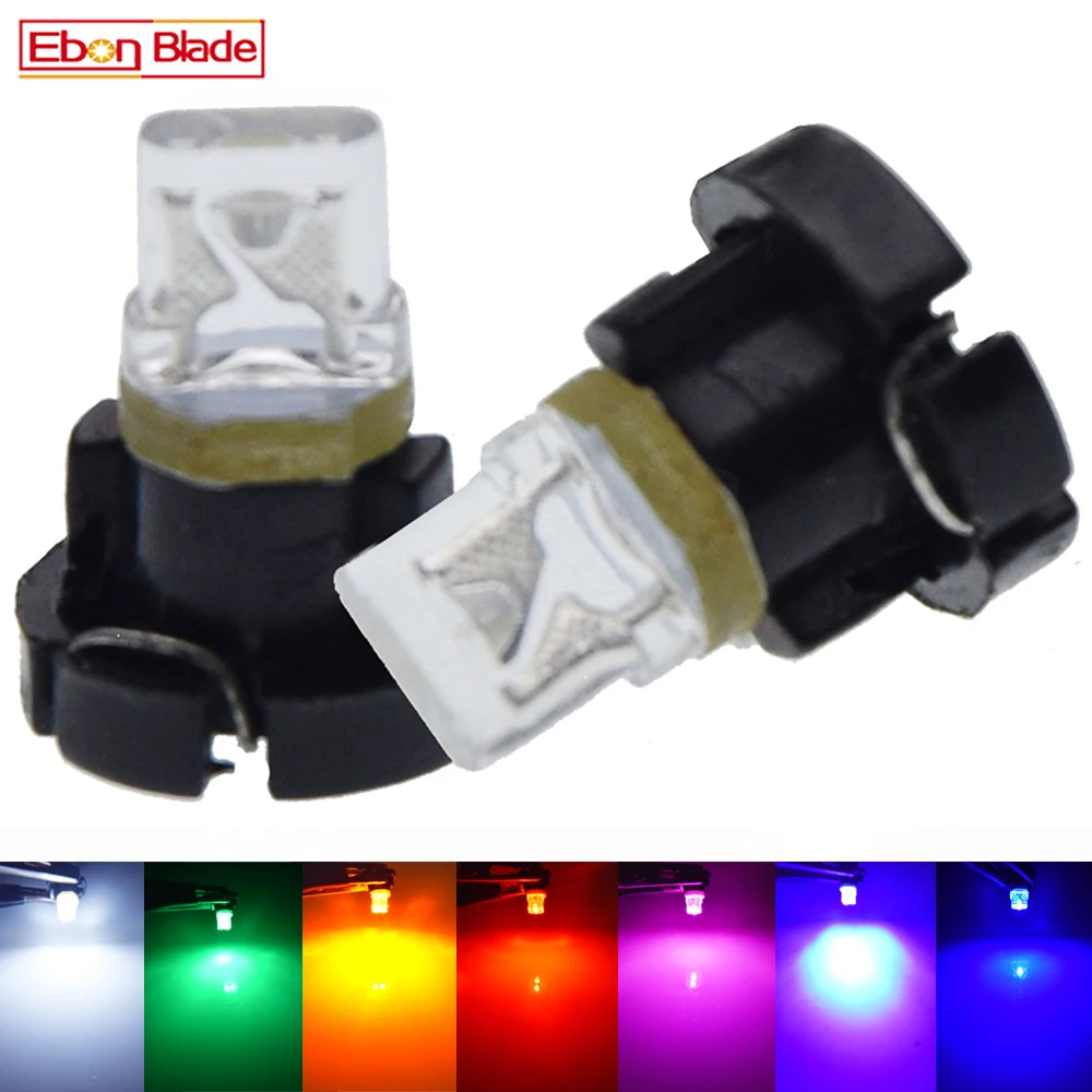 2 шт. 7 цветов T3 LED COB 1SMD 8 мм лампа светильник приборной панели автомобиля