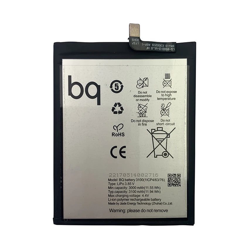 Bater&iacute;a de tel&eacute;fono 100% Original de alta calidad, 3100mAh, para BQ Aquaris X Pro, bater&iacute;as de repuesto-1