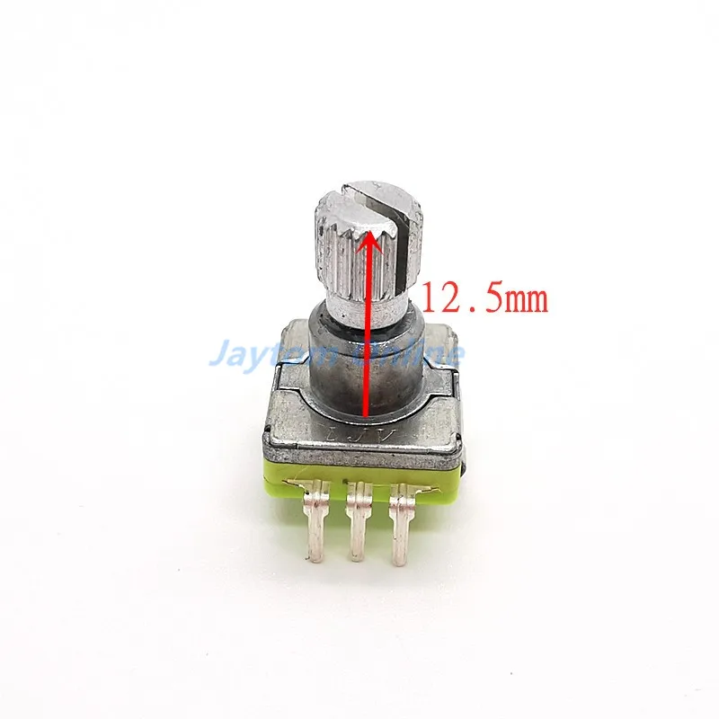 1pc EC11 Rotary Encoder Code Switch 30 Position With Push Button 5pin Handle Length 12.5/15/17/19mm | Обустройство дома