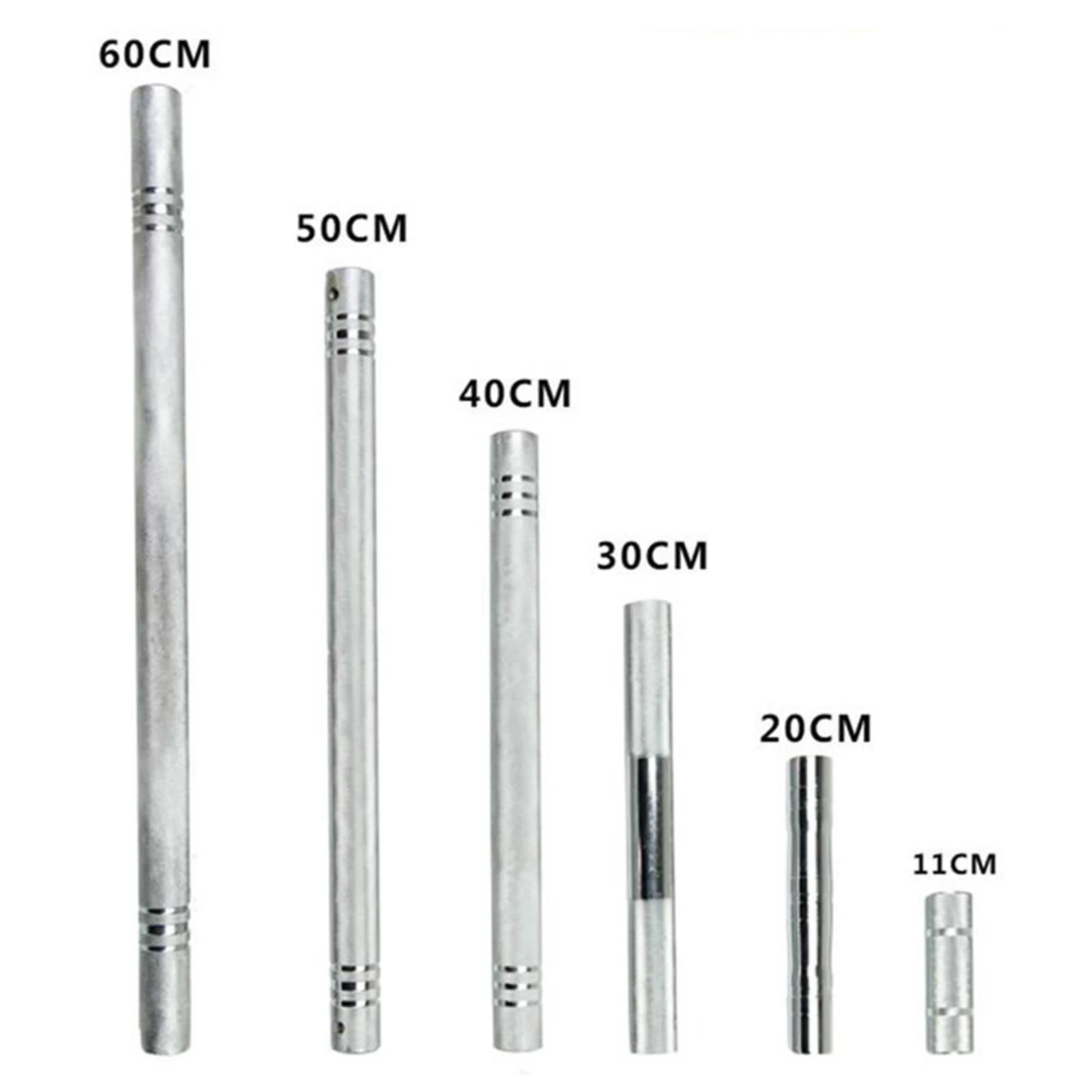 Standard Dumbbell Connecting Rod 20/30/40cm Threaded Bar Extender with Key and Adjusting Screws Solid Barbell Handle |