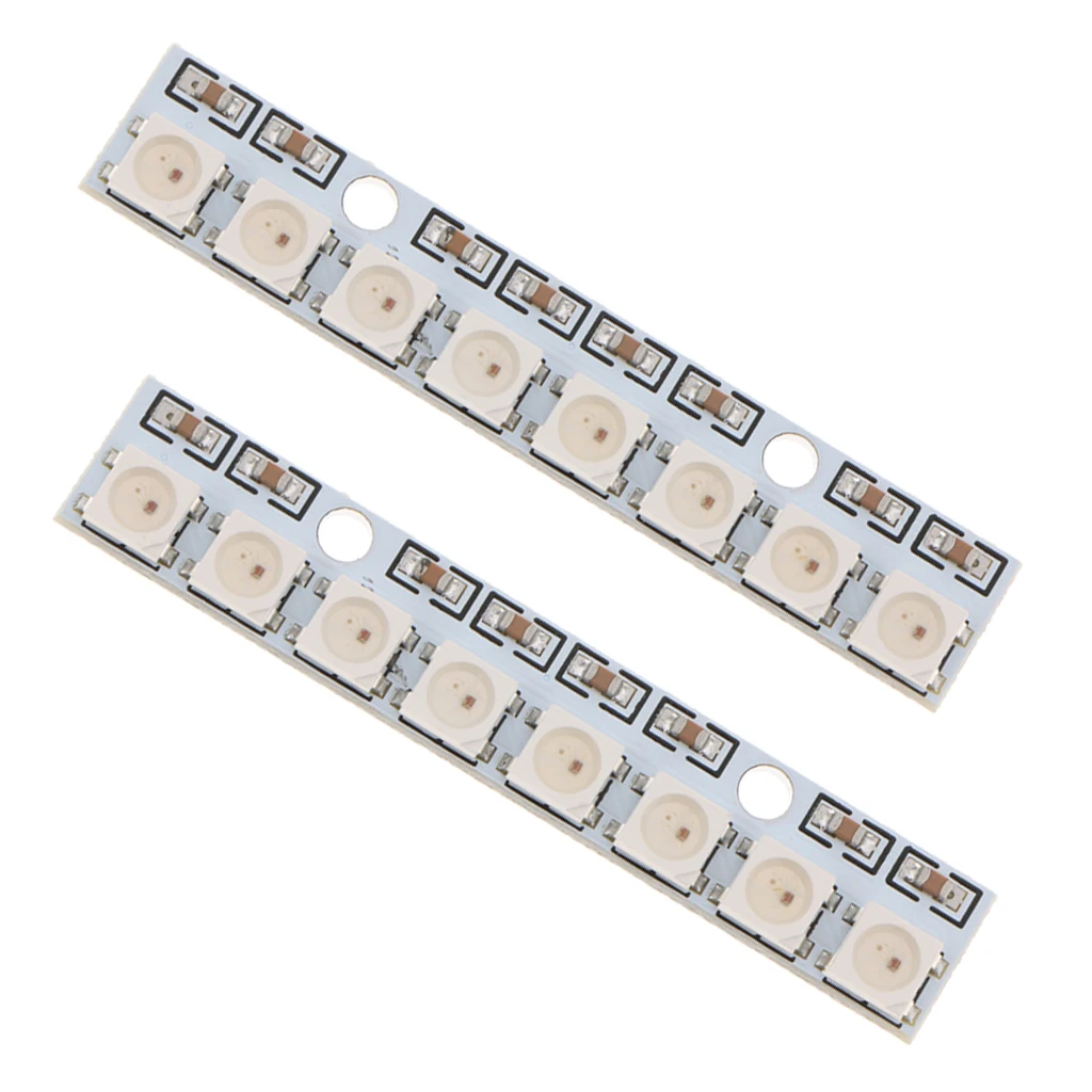 2 шт. 8Bit WS2812 полоса 5050 RGB для R3 AVR полноцветный светодиодный драйвер|Передние