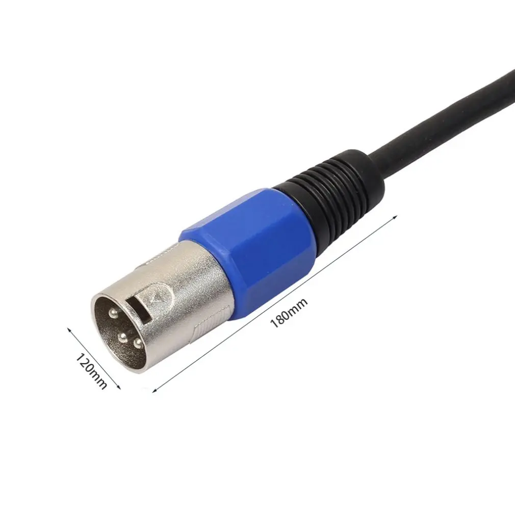 

Male XLR to 6.35mm Stereo Jack Cable 0.3m/0.5m/1m XLR Audio Cable Active Powered Speaker cable Lead TRS Balanced Audio Cable