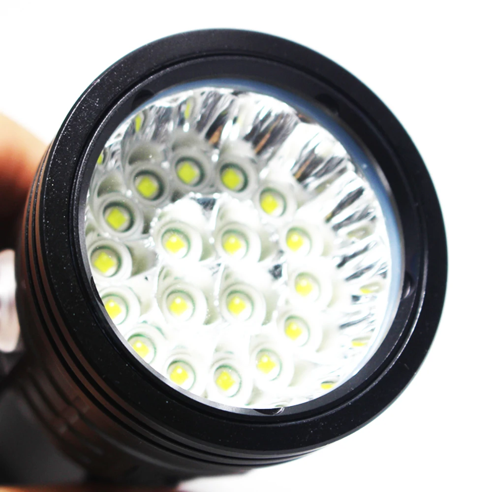 Satin Al 55W LED şarj Edilebilir El Feneri Yüksek Güç Süper Parlak 100000 Lümen USB Güç Banka IPX4 Su Geçirmez Edc Projektör