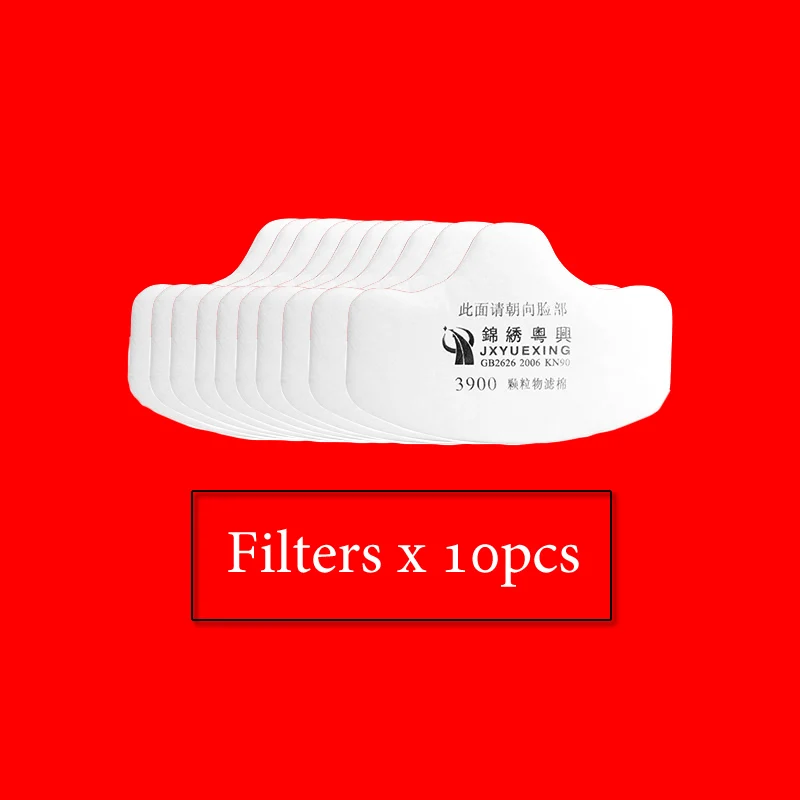 

ELESESAFE Half Face Dustproof Respirator с 5 хлопковыми фильтрами