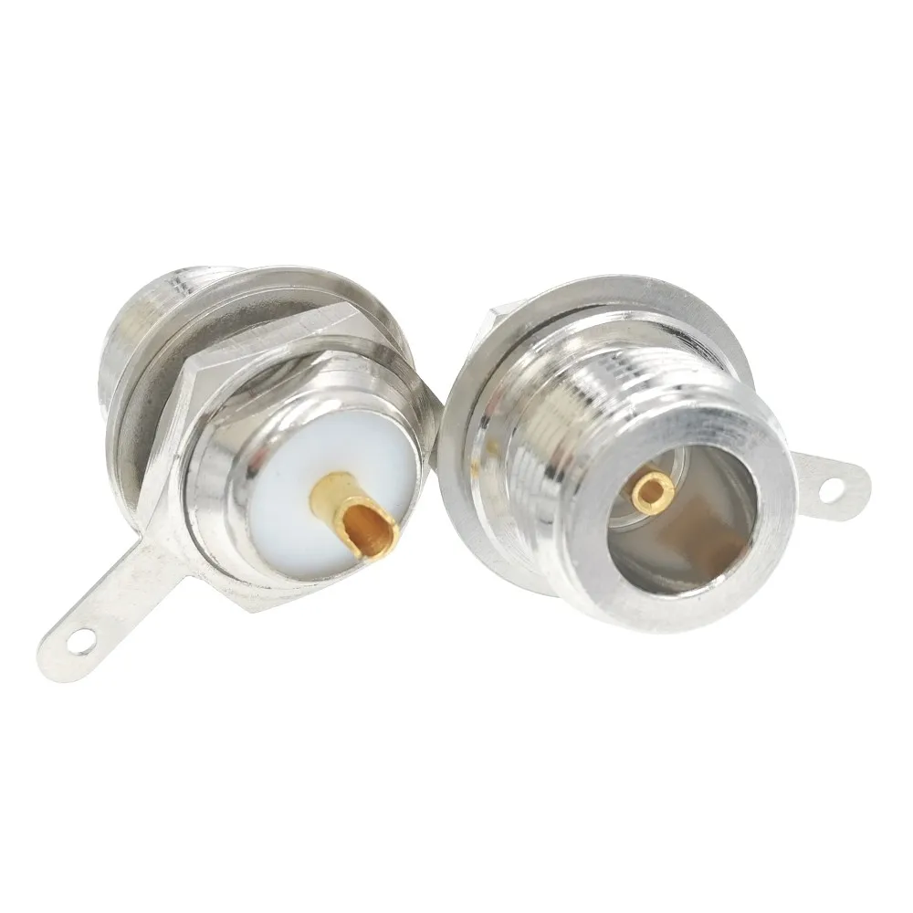 N женский разъем переборки с припоем|connector parts|connectors compressionconnector pc |
