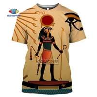 sonspee 3d print ancient king tutanchamun t shirt egyptian character tee eye of horus short sleeve summer casual hip hop tops