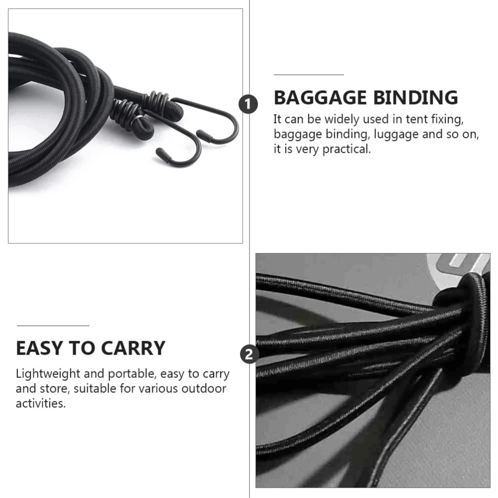 

4pcs Durable Elastic Ropes Useful Fixed Straps Practical Bike Fixed Straps