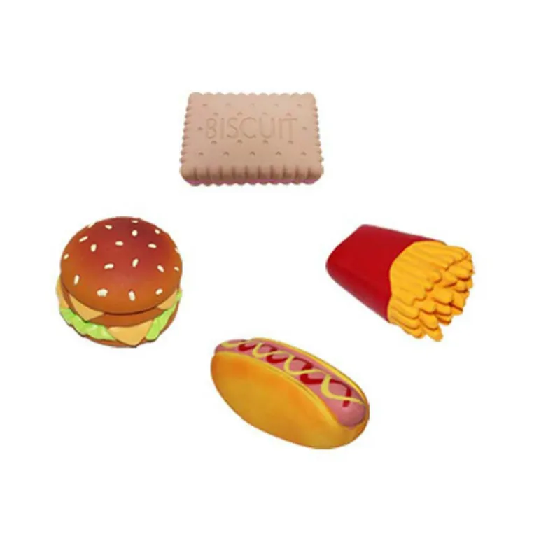 Игрушка для домашних животных собаки гамбургер картофель фри устойчивая к