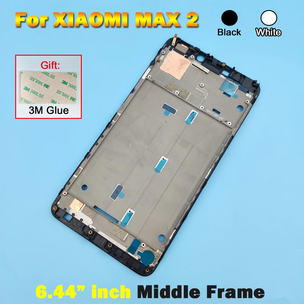Оригинальный 6 44 &quotдля Xiaomi mi MAX 2 средняя рамка Корпус для XIAOMI MAX2 передняя сменная