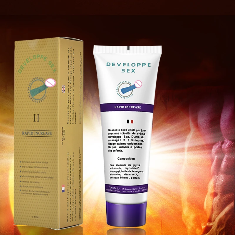 Крем для увеличения пениса сильный мужской Массажный гель XXL крем роста член