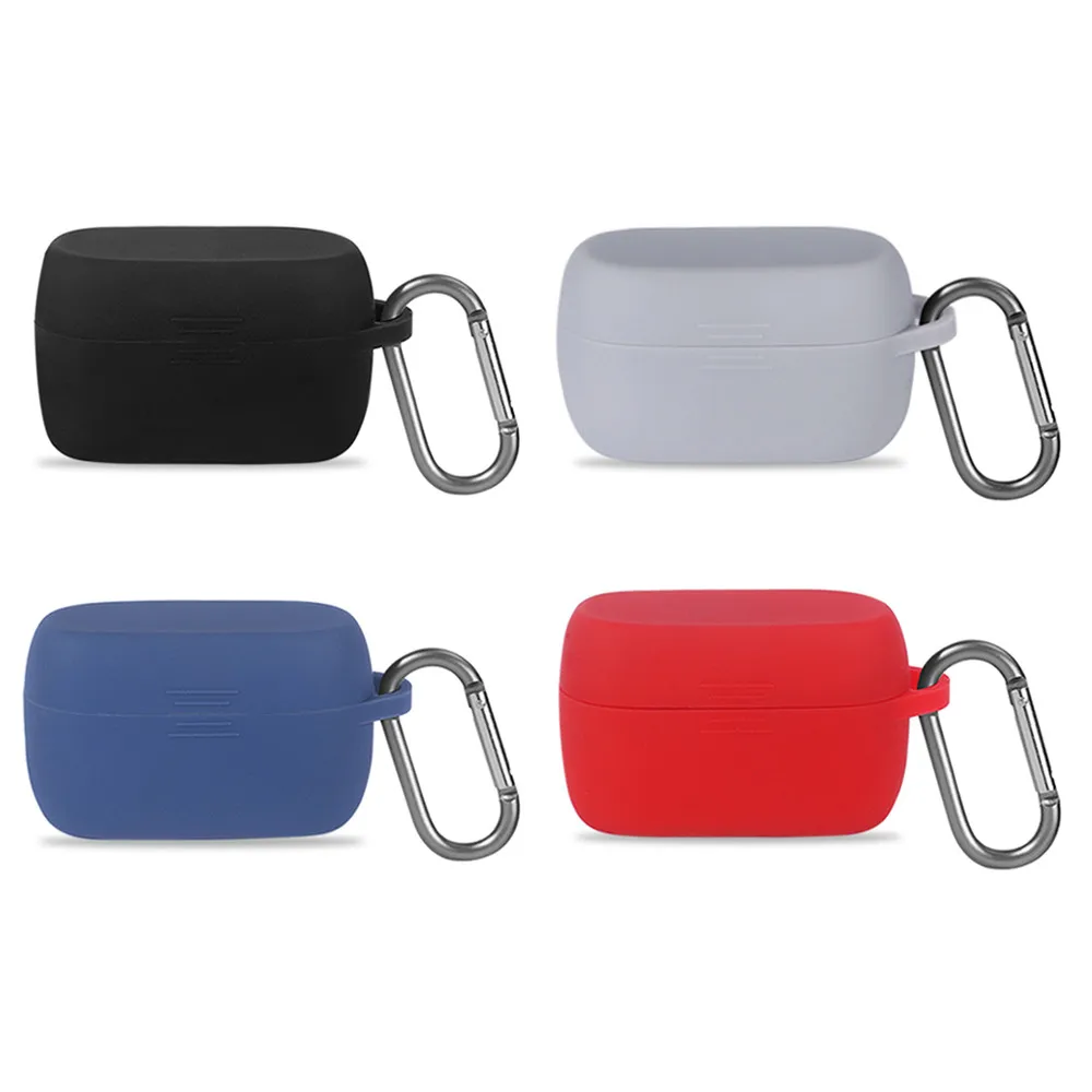 

Earphone Case Shockproof Protective Case Headphones Storage Case Soft Silicone Anti-Scratch for Elite Active 75t Headset