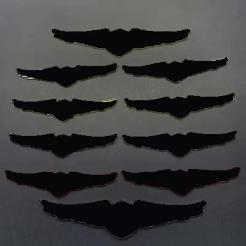 

3D stickers emblem LOGO tank compatible Motorcycle Aluminum sticker Escape Moto Exhaust Muffler for Dyna Street Bob Rider XL 883