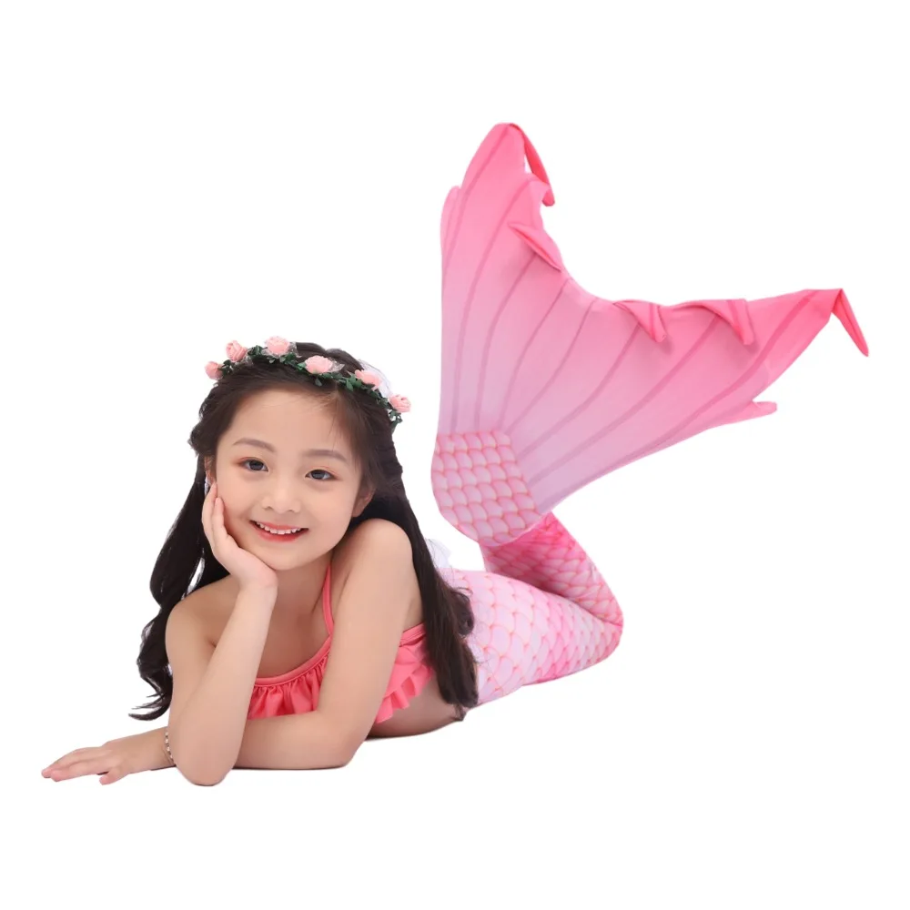 

Beach Swimming Costume Clothes for Swim 3PCS Girls Mermaid Tail Swimwear Cosplay Mermaid Bikinis Set Kids Mermaid Tails Swimsuit