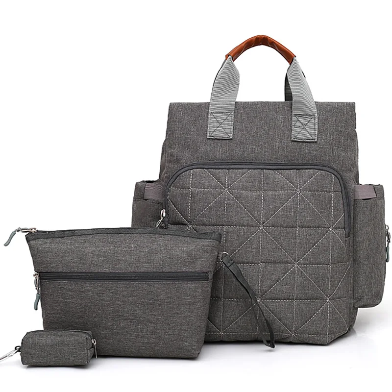 3 шт./компл. сумка для подгузников рюкзак мам большого размера детской коляски