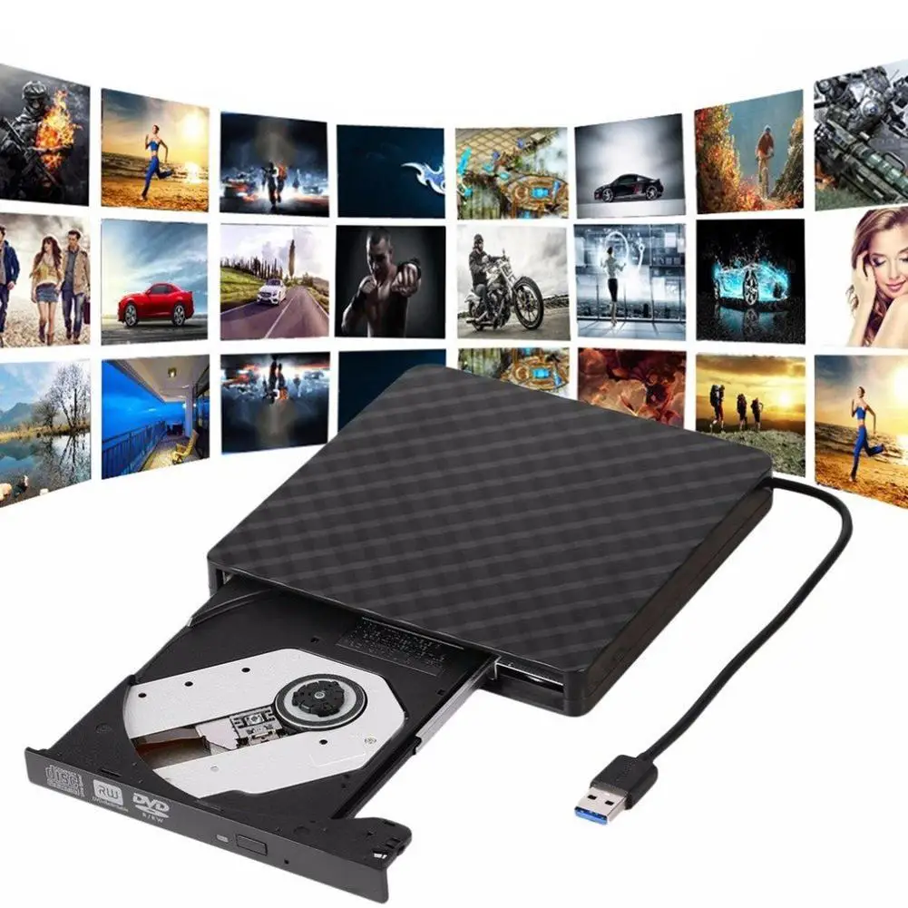 Универсальный внешний DVD проигрыватель USB 3 0/оптический привод Ультратонкий