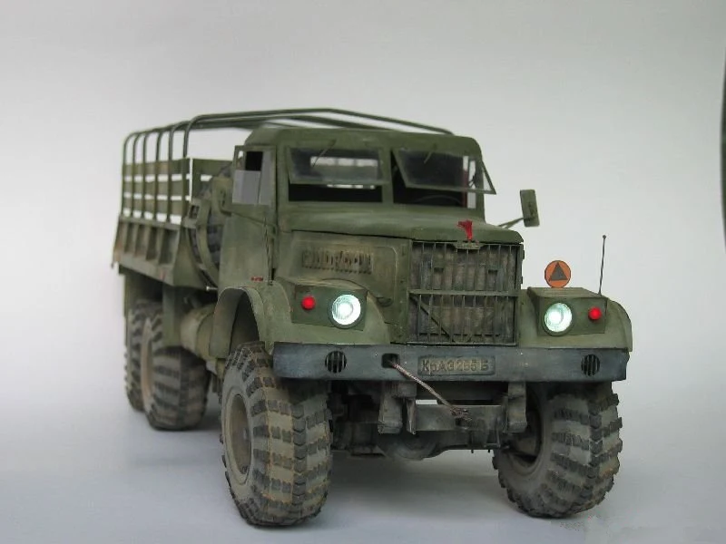 Русский военный грузовик 1:25 набор бумажных моделей DIY пазлы игрушка ручной