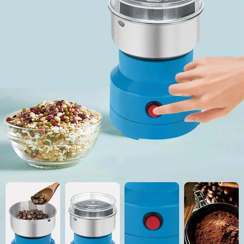 

Multifunctional Household Coffee Grinders, Kitchen Nuts, Grinders Beans, Spices, Grains, A5E9