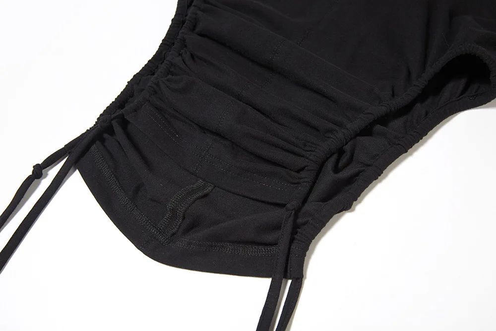 

Sweater 2021 Women Early Autumn New Color High Neck Long Sleeves Slimming Pleated Top with Slits on Both Sides