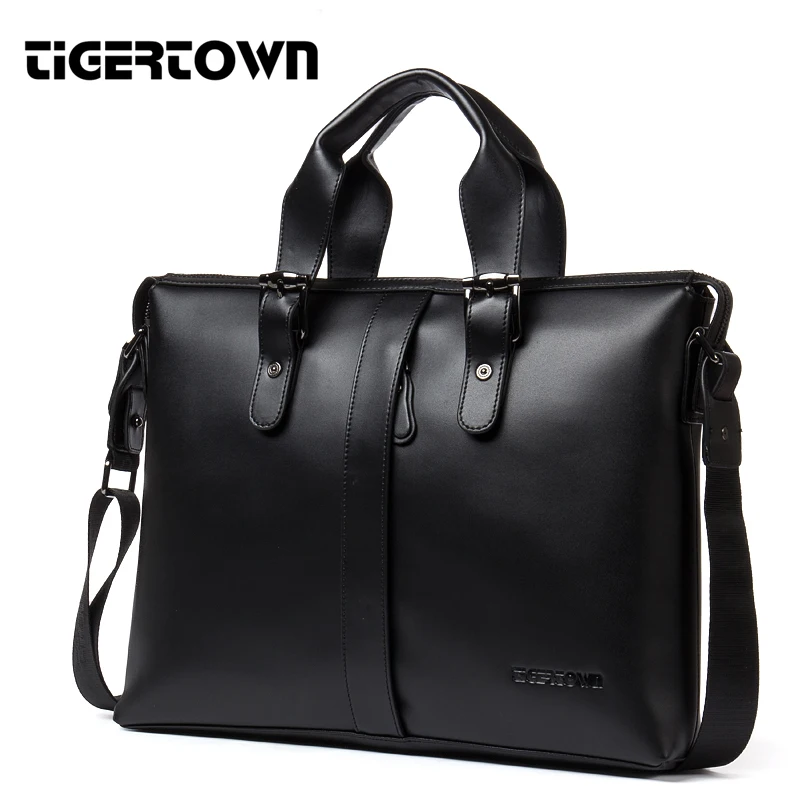 TigerTown Новая Мужская модная сумка из натуральной воловьей кожи через плечо