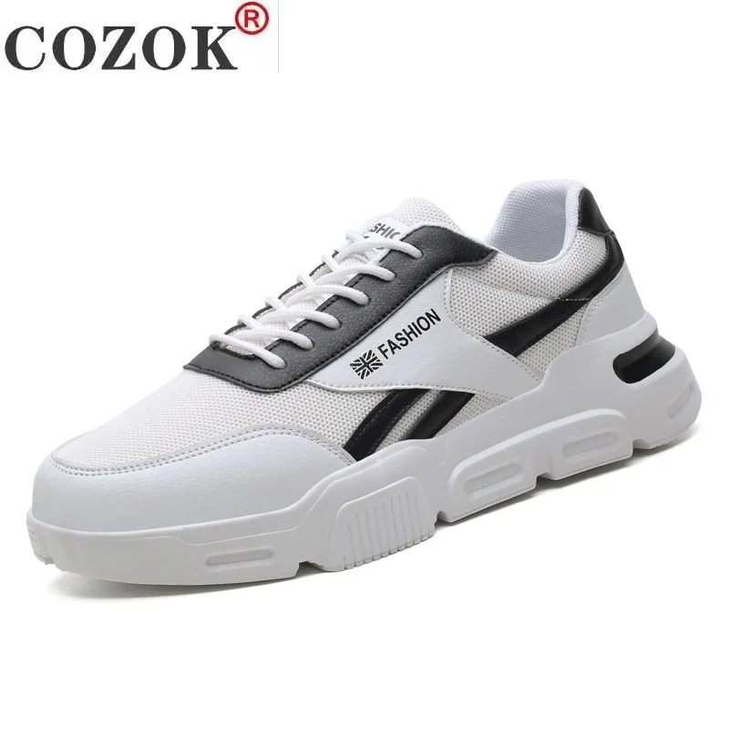 

New men's breathable walking sneakers mesh men's casual shoes lightweight comfortable travel men's shoes