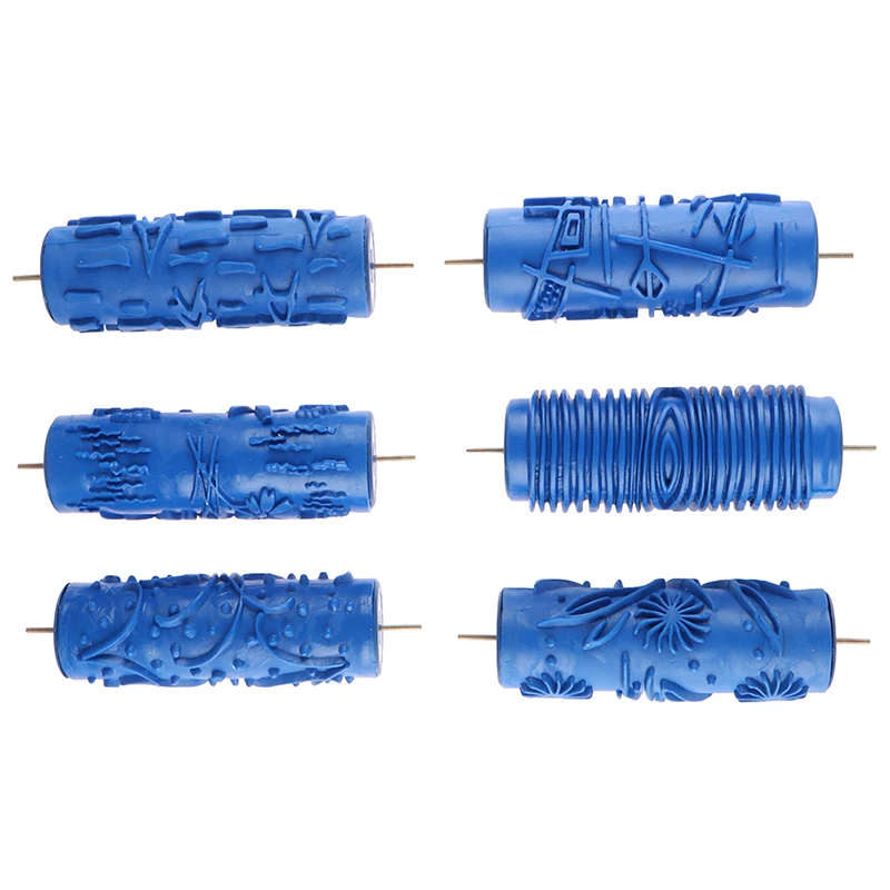 Резиновый ролик с рисунком настенная живопись 5 дюймов 3D обои декоративные