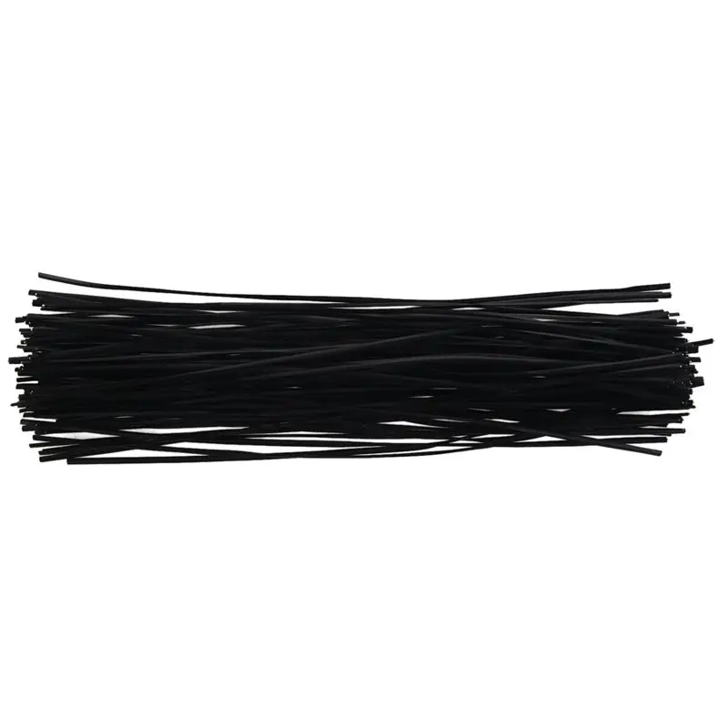 Plastic Shell Package Reusable Twist Ties Cable Wires 100pcs Black | Обустройство дома