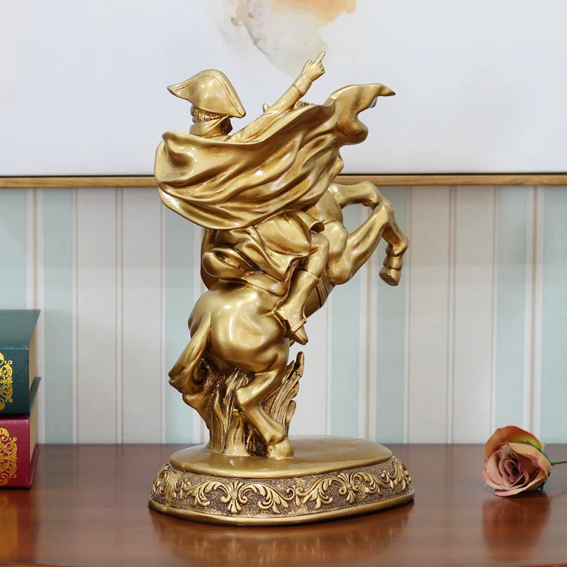 Статуэтка рыцаря Наполеона в европейском стиле статуэтка из смолы украшение для