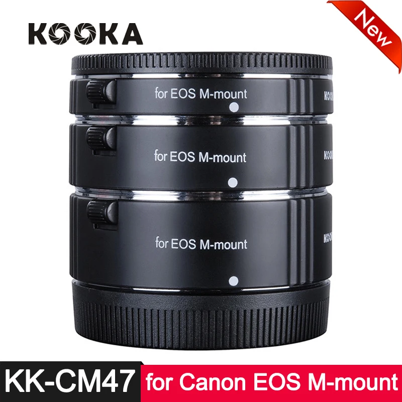 Kooka KK CM47 Металл ttl Удлинитель Набор медный AF Автофокус для Canon EOS M SLR объектив