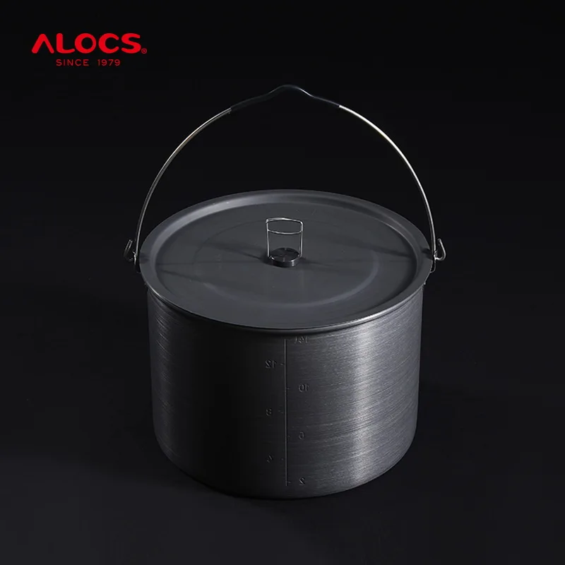 Наружные подвесные кастрюли Alocs для приготовления пищи на 4-10 человек | Спорт и