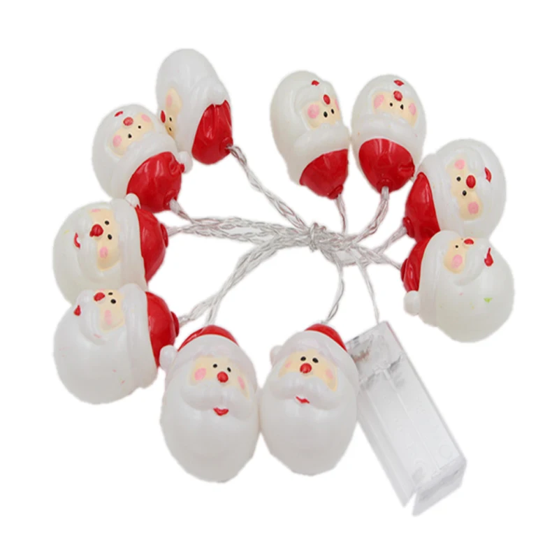 Новинка 10 светильник льников осветительная цепочка на голову Санты креативное