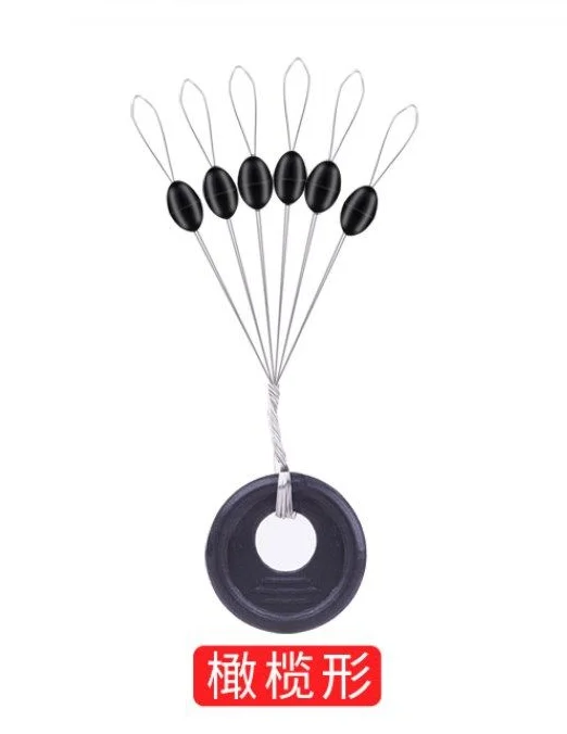 

20Group 120pcs Tackle Resistance Space Not To Hurt The Line Vertical silicone Beans Rod Clip/o-shaped Fishing Accessories