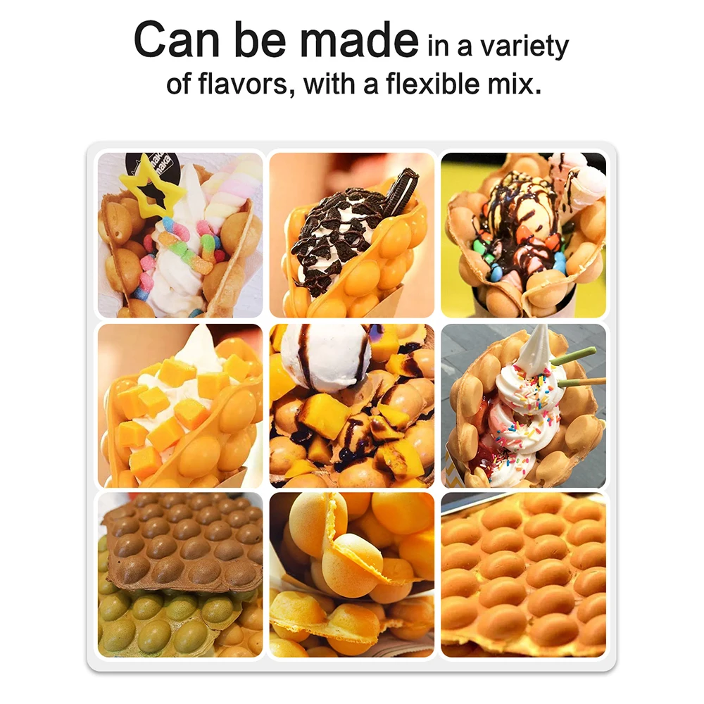 Wantjoin Коммерческая электрическая вафельница железная 110 В/220 В антипригарная для