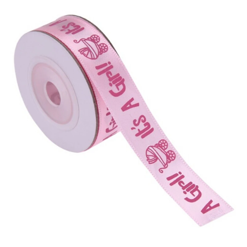

15mm Baby Trolley Packaging Ribbon Single Face Silk Satin Ribbon Gift Wrap Wedding Christmas Crafts Print Ribbons