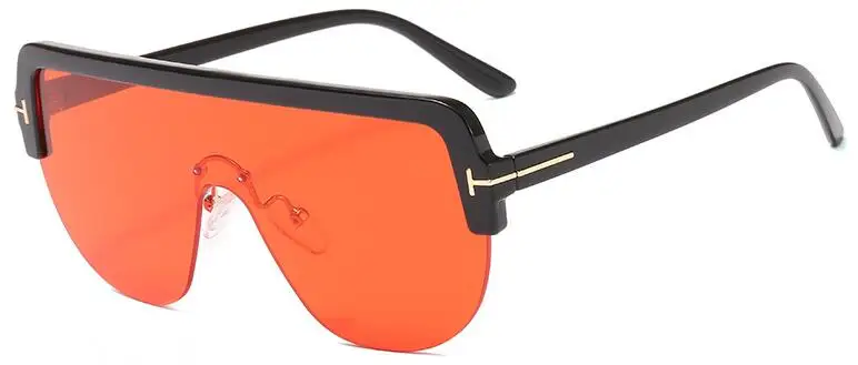 C5 black red Темные Гавана щит пластиковые солнцезащитные очки для женщин и мужчин модные роскошные дизайнерские коричневые солнцезащитные очки для женщин прямоугольные Оттенки UV400 - Цвет линз: C5 black red