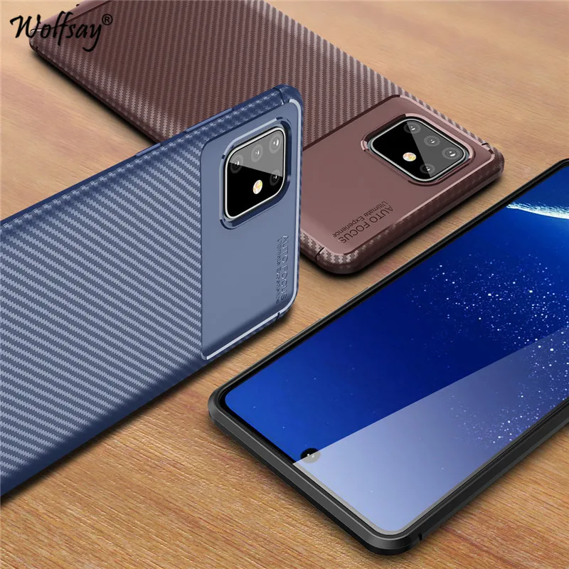 

For Samsung Galaxy A81 Case For Samsung A81 Case Shockproof Armor Silicone Cover Protective Phone Bumper For Samsung Galaxy A81