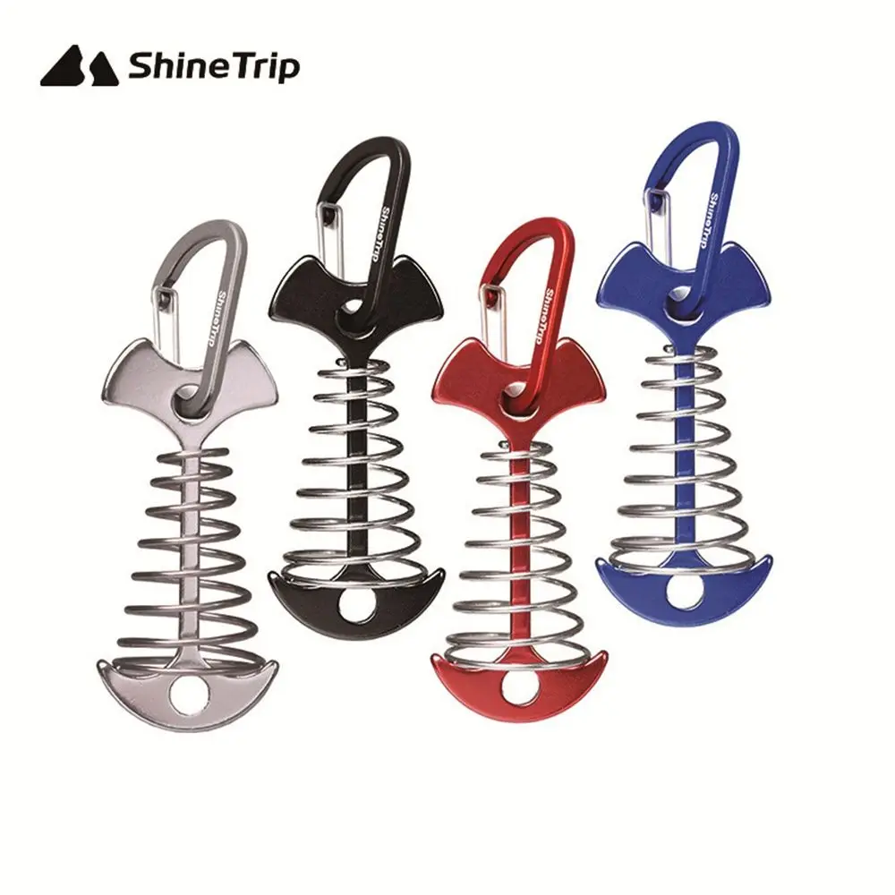 

Adjustable Plank Floor Spring Fishbone Anchor Tent Pegs Buckle Outdoor Awning Deck Stakes Fixed Nails Camping Tent Hooks