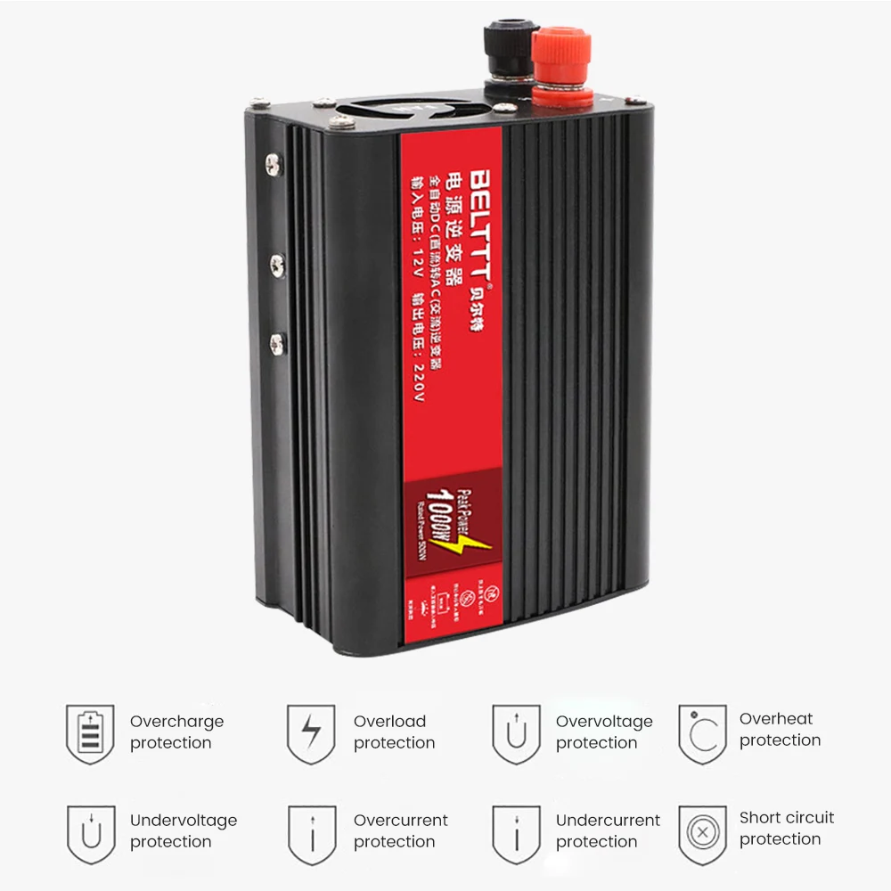 SUNYIMA12V/24 В 220 1000 Вт модифицированный синусоидальный инвертор частоты