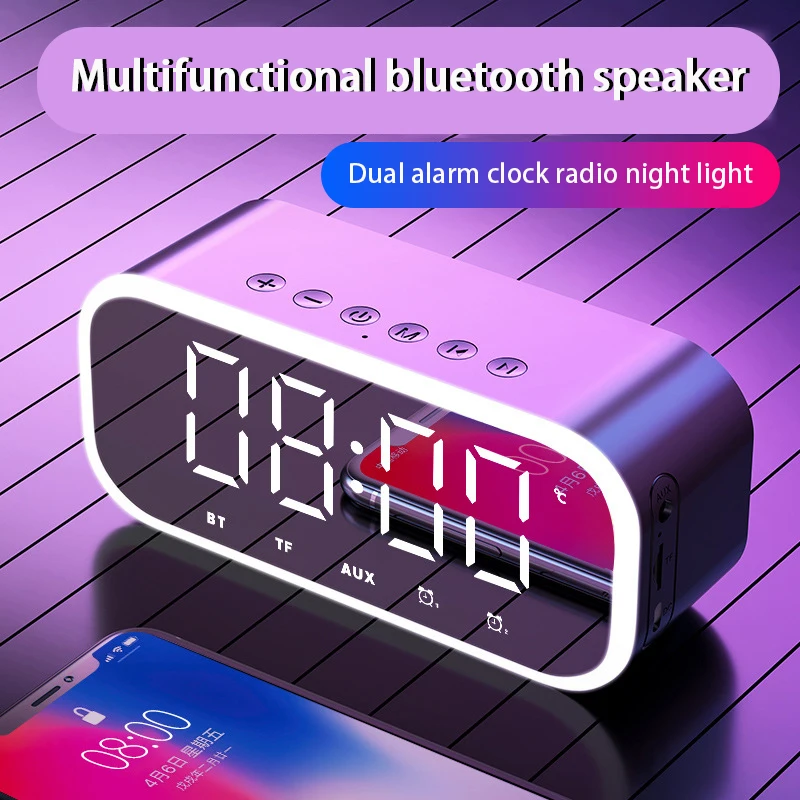 Портативная Bluetooth колонка fm радио супер бас беспроводная стерео с поддержкой TF AUX