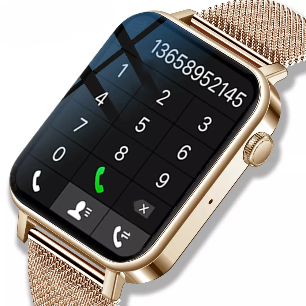 

2022 New Call Smart Watch Women Custom Dial Sport Watches Men Heart Rate Blood Pressure Menstrual Period Measurement Smartwatch