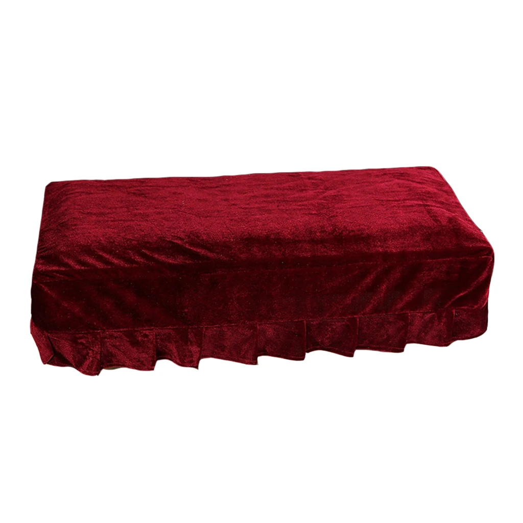 Универсальный пианино стул скамейка крышка Pleuche украшенный макраме для