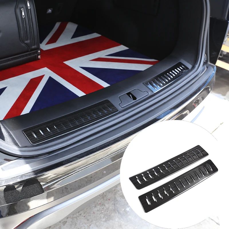 

Накладка на ножку заднего бампера автомобиля из нержавеющей стали, защитная Накладка на порог багажника, автомобильные аксессуары для Range Rover Velar 2017-2021