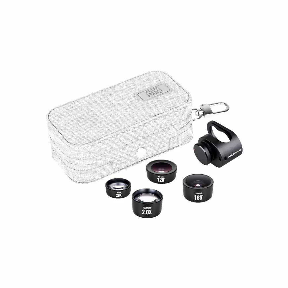 Линзы Momax X Lens PRO 4 в 1 Premium Kit Black|Объективы для фотоаппаратов| |