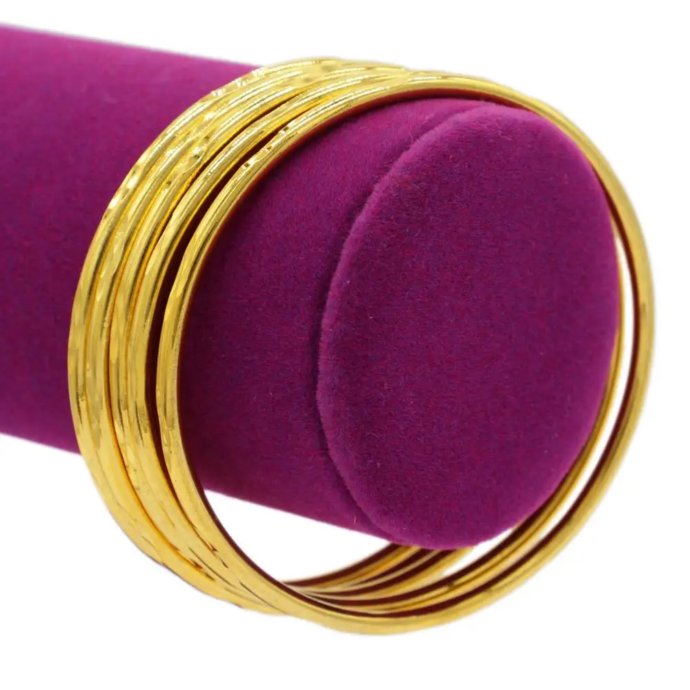

Apingxun 5pcs/lot Ethiopian Bangle Women Fashion Gold Color Dubai Bridal Wedding Gifts African Arab Bracelet Party Jewelry XTE13