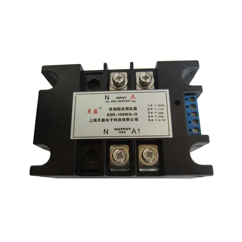 Однофазный полностью изолированный AC твердотельный регулятор напряжения SSR-100WA-H